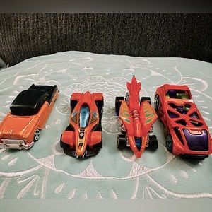🌹🌹 Hot wheels bundle of 4 ORANGE cars